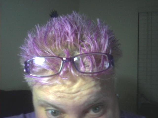 My PURPLE Nautica Glasses on Purple Hair!.jpg